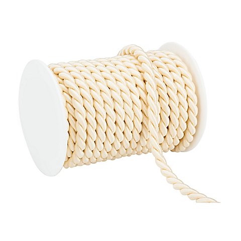 Kordel, creme, 8 mm, 10 m Kordel, creme, 8 mm, 10 m
