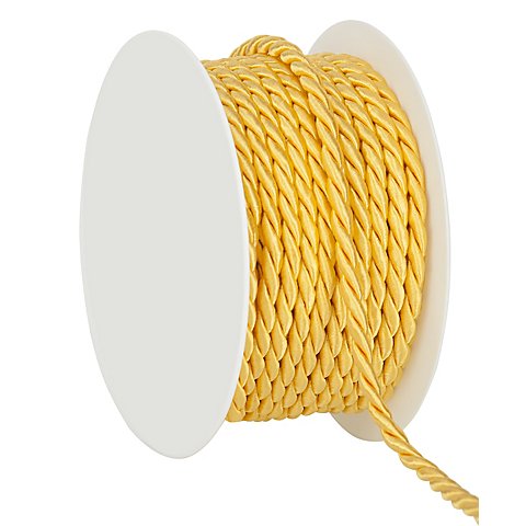 Kordel, gelb, 4 mm, 10 m Kordel, gelb, 4 mm, 10 m
