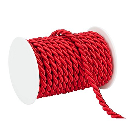 Kordel, rot, 8 mm, 10 m Kordel, rot, 8 mm, 10 m
