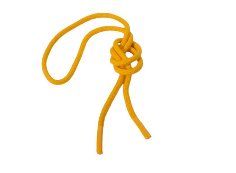 Kordel, unifarben Gelb mit professionell verarbeiteten Enden - Gelb