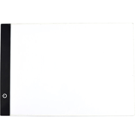 LED Copy Board LED Painting Drawing Board LED Copy Plate Through Writing Board (A5 Style 2, with 2m Cable)