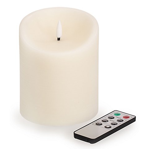 LED Outdoor Kerze, mit Timer, creme, 12 x 10 cm LED Outdoor Kerze, mit Timer, creme, 12 x 10 cm