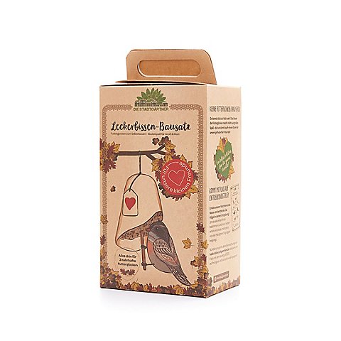 Leckerbissen-Bausatz für drei Vogel-Futterglocken Leckerbissen-Bausatz für drei Vogel-Futterglocken von die Stadtgärtner