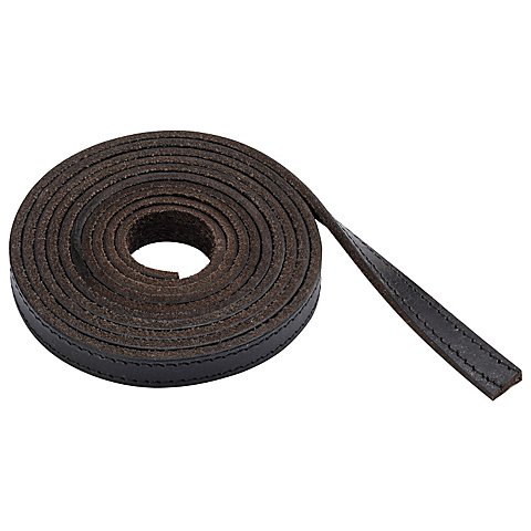 Lederband, schwarz, 10 mm, 1,5 m