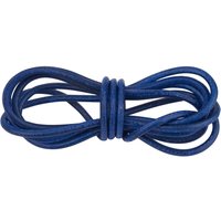 Lederband rund, Ø 1 mm - Blau von Blau