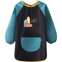 Long Sleeve Art Apron Painting Smock Children Toddler Clothes Soft Feeding Waterproof Art Smock Long Sleeve Art Apron Painting Smock Children Toddler Clothes Soft Feeding Waterproof Art Smock