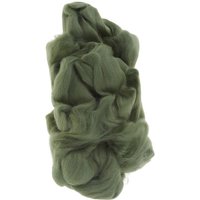 Märchenwolle, 50 g - Antikgrün von Grün