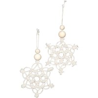 Makramee Bastelset "Schneeflocken" von creativ company