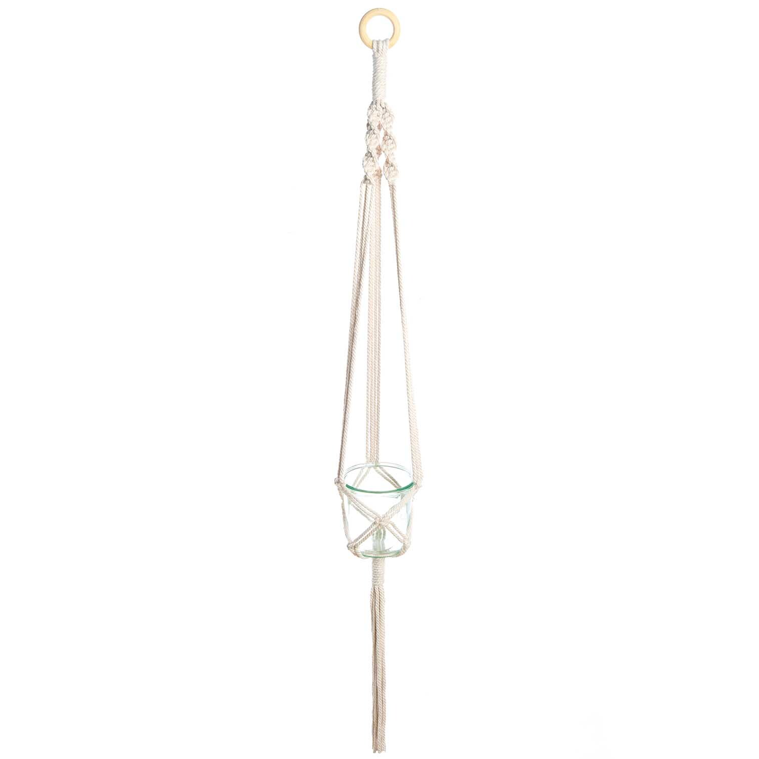 Makramee Set Windlicht aus Rico Macrame Makramee Set Windlicht aus Rico Macrame