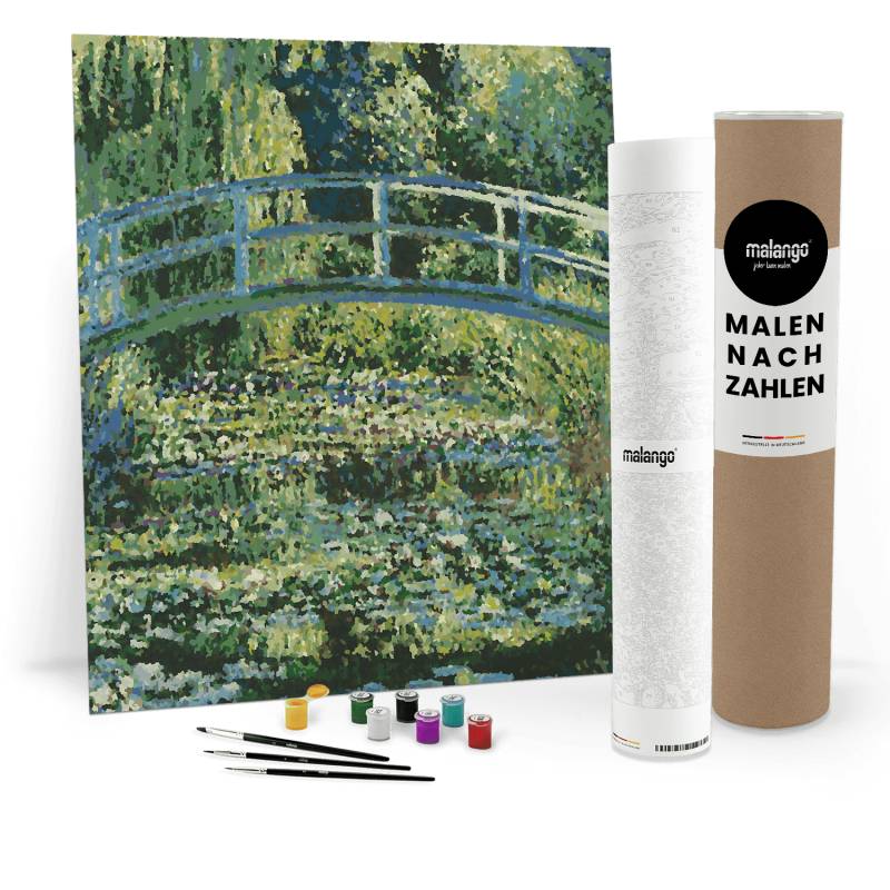 Malen nach Zahlen - Claude Monet - Der Seerosenteich mit der japanischen Brücke Malen nach Zahlen - Claude Monet - Der Seerosenteich mit der japanischen Brücke