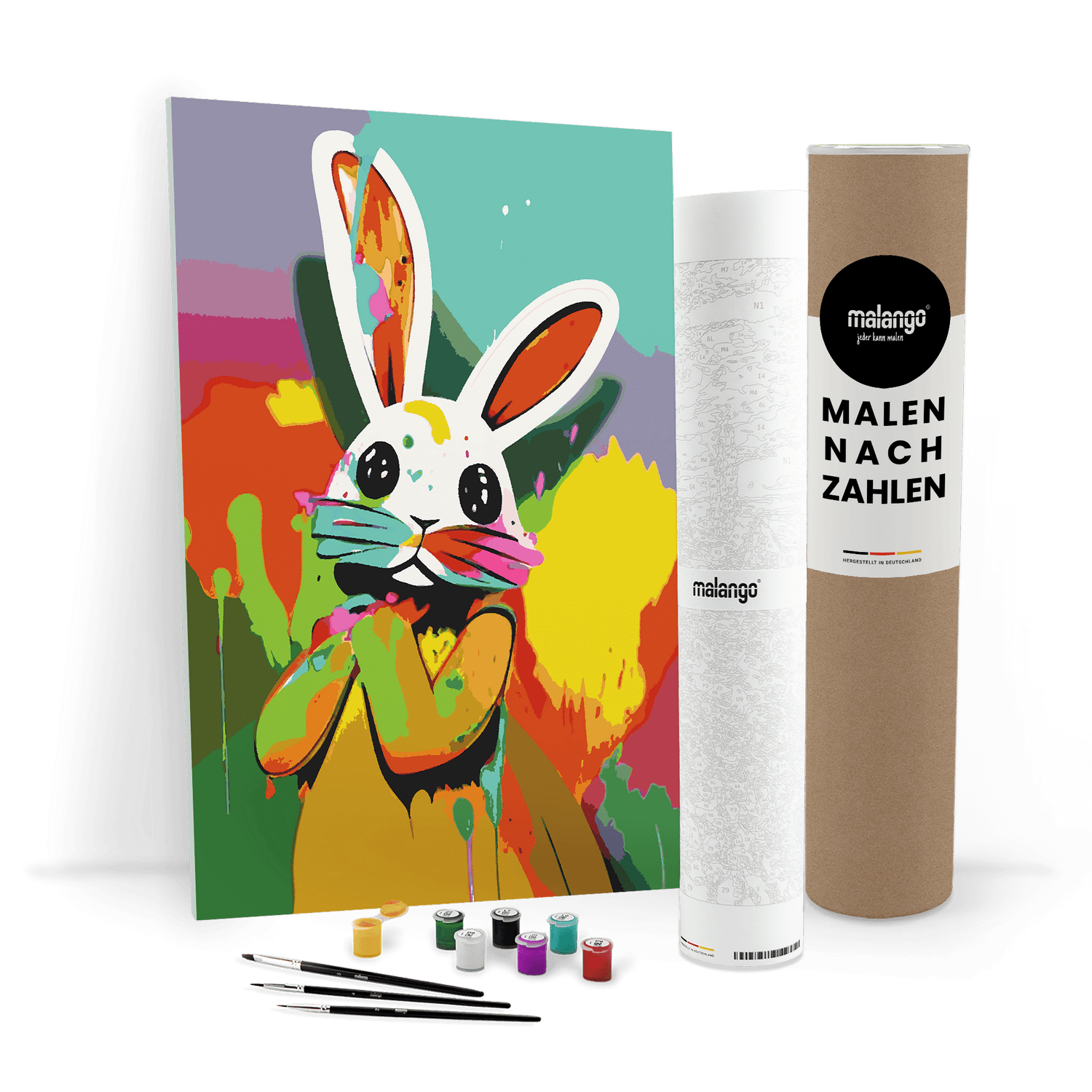 Malen nach Zahlen - Hase Hannibal