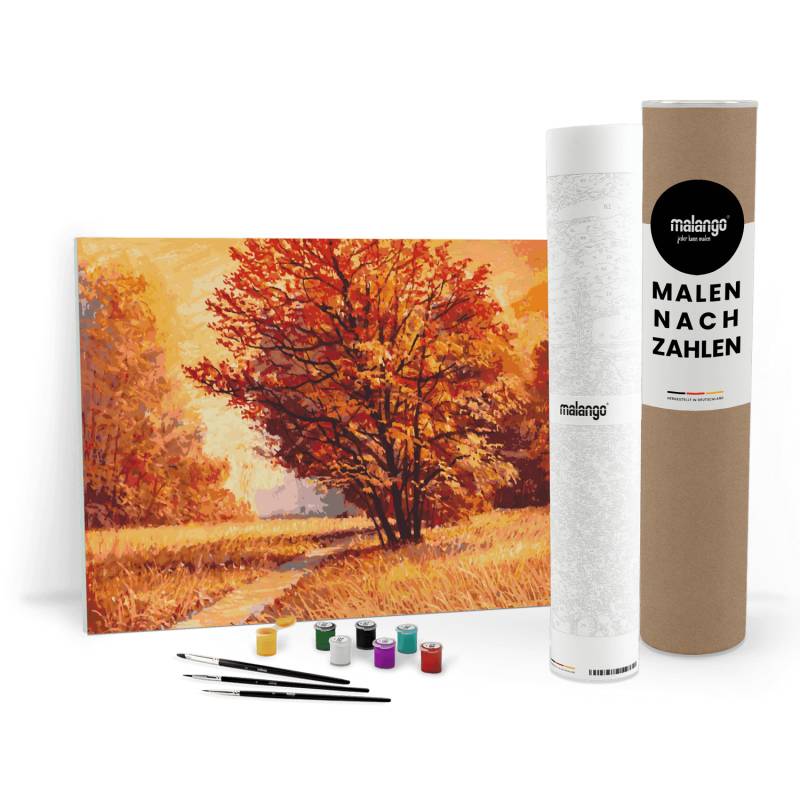 Malen nach Zahlen - Landschaft "Weg im Herbst"