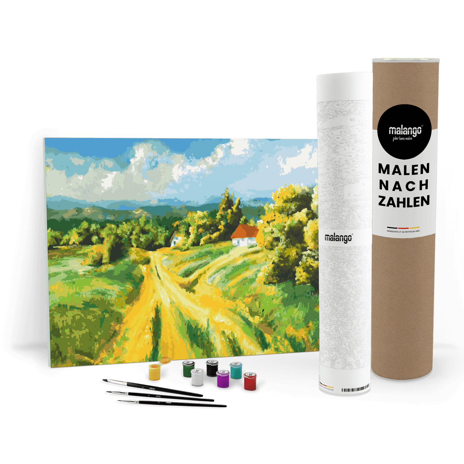 Malen nach Zahlen - Landschaft im Sommer