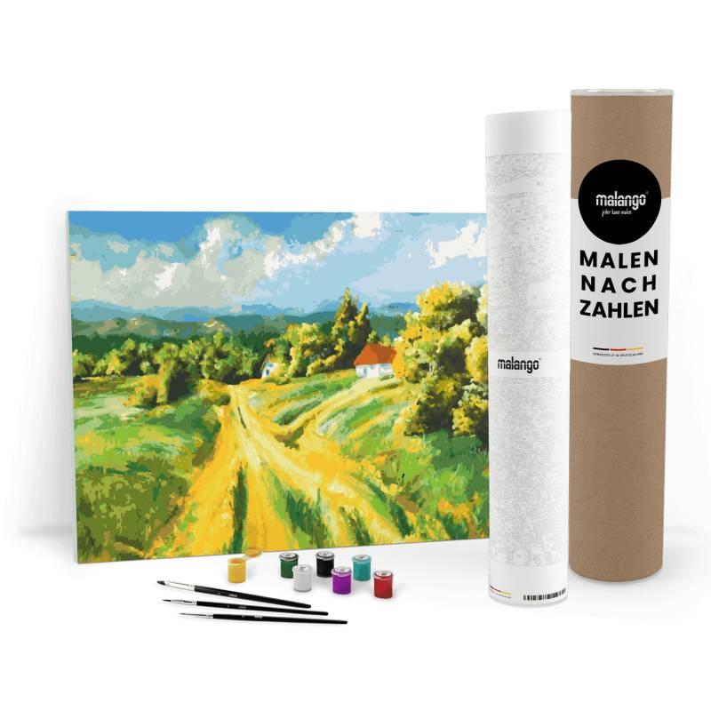 Malen nach Zahlen - Landschaft im Sommer Malen nach Zahlen - Landschaft im Sommer