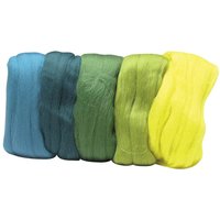 Merino Kammzug Mix, superfein - Grün-Töne von Grün