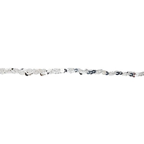 Metallic-Paillettenband, silber, Breite: 10 mm, Länge: 3 m Metallic-Paillettenband, silber, Breite: 10 mm, Länge: 3 m