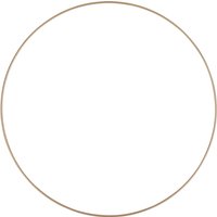 Metallring "Kreis", Goldfarben - Ø 45 cm von Gold