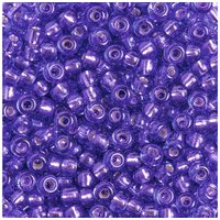 Miyuki-Rocailles - silverlined darklila Miyuki-Rocailles - silverlined darklila