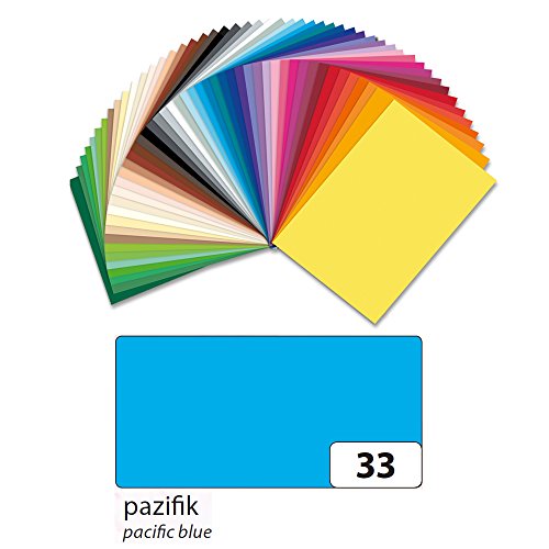 NEU Tonpapier 10er Pack 130g/qm 50x70 cm.Pazifik