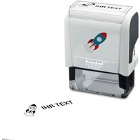 Kinderstempel / Namensstempel & Adressstempel "Rakete" Trodat Printy 4912