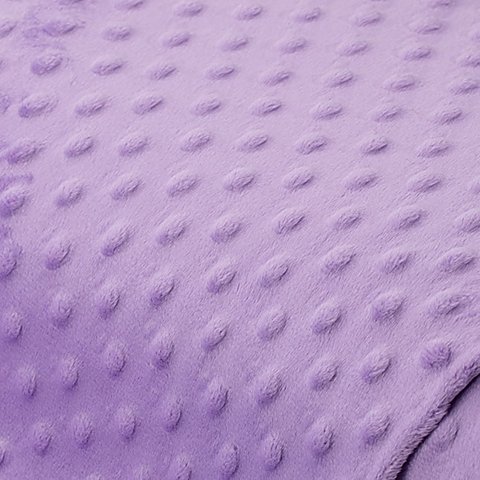 Noppen-Fleece "Minky", flieder