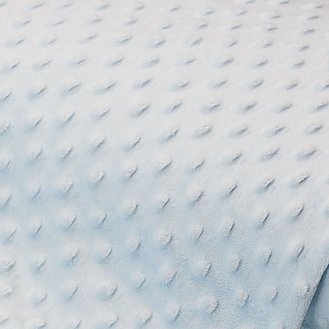 Noppen-Fleece "Minky", hellblau Noppen-Fleece "Minky", hellblau