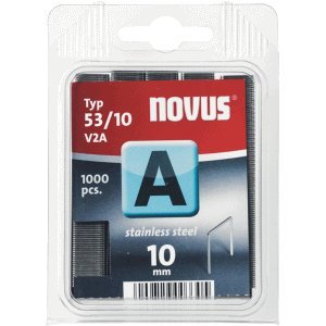 Novus Tackerklammern 53/10 V2A Edelstahl VE=1000 Stück