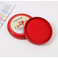 Office Supplies Haige No. 6 Craft Printing Pad Canvas Iron Box Red Printing Pad