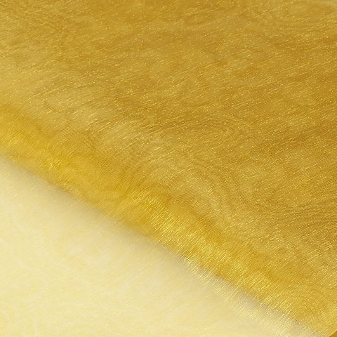 Organza "Delhi", gold glänzend Organza "Delhi", gold glänzend