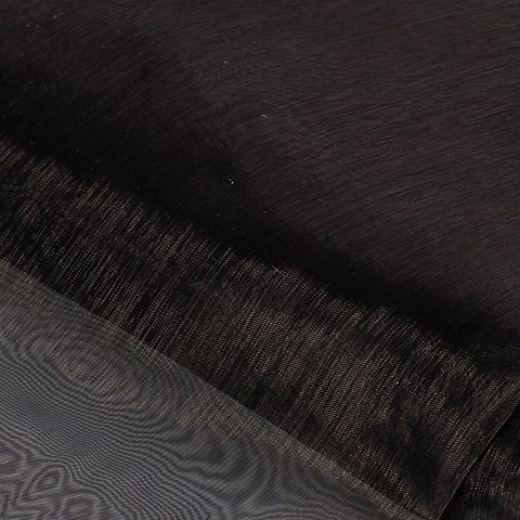 Organza "Delhi", schwarz Organza "Delhi", schwarz