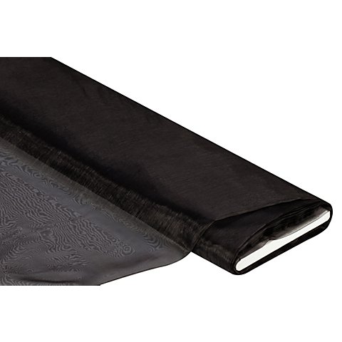 Organza "Delhi", schwarz Organza "Delhi", schwarz