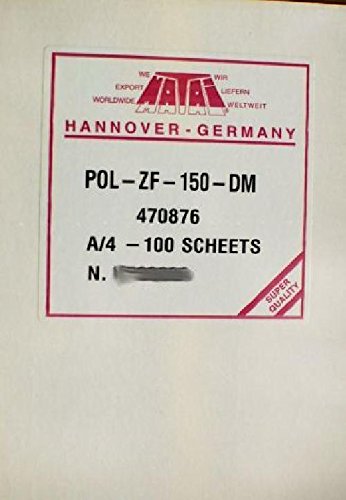 POL-ZF-100-DM A3, 100 Blatt Polyester-Zeichenfolie, doppelseitig mattiert, 0,1 mm stark. Blattware Zeichentechnik DIN-A3 transparent doppelseitig-mattiert POL-ZF-100-DM A3, 100 Blatt Polyester-Zeichenfolie, doppelseitig mattiert, 0,1 mm stark. Blattware Zeichentechnik DIN-A3 transparent doppelseitig-mattiert