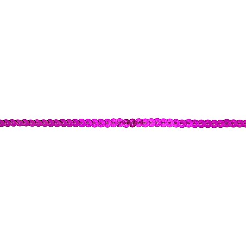 Paillettenband, pink, Breite: 6 mm, Länge: 3 m