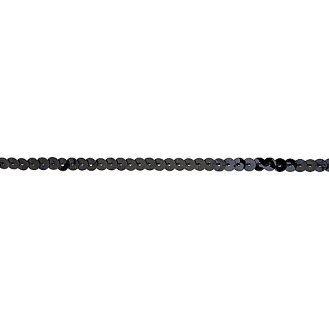 Paillettenband, schwarz, Breite: 6 mm, Länge: 3 m Paillettenband, schwarz, Breite: 6 mm, Länge: 3 m