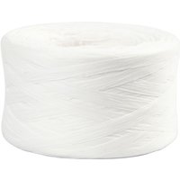 Papier-Raffiabast, L 100 m - Weiß Papier-Raffiabast, L 100 m - Weiß von creativ company