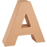 Papp-Buchstabe - Buchstabe "A" von Braun