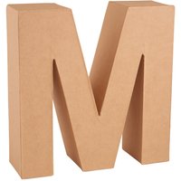 Papp-Buchstabe - Buchstabe "M" von KNORR prandell