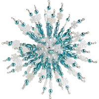 Perlenstern-Komplettset "Snowflake" von Grün