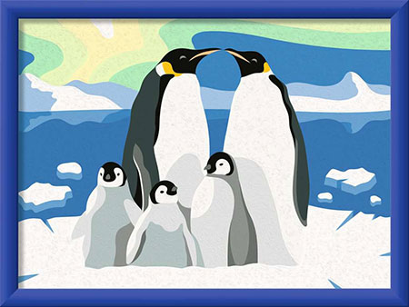 Pinguin-Familie Pinguin-Familie
