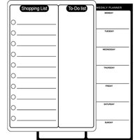 Plan Notepad Memo Magnetic Sticker INS TO DO LIST Grocery List Magnetic Fridge Stickers Work Plan Week Planner Menu