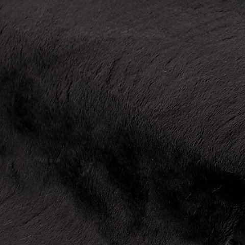Plüschstoff "Riga", schwarz Plüschstoff "Riga", schwarz