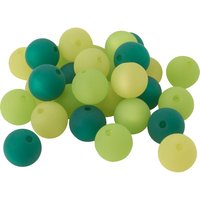 Polaris-Perlen-Mix, 10mm, 30 Stück - Grün von Grün