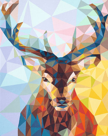 Polygon Art - Hirsch Polygon Art - Hirsch