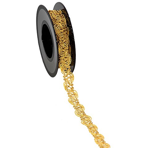Posamentenborte Brokat, gold Posamentenborte Brokat, gold