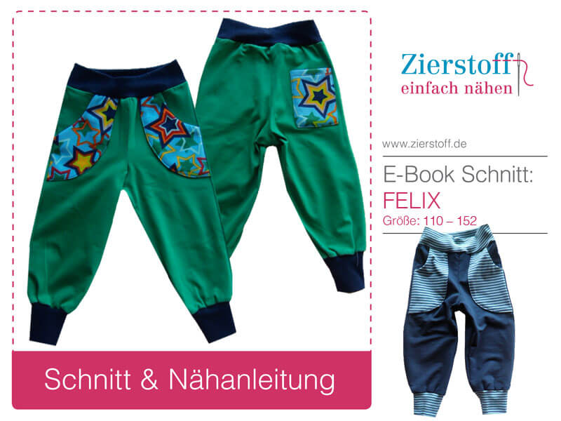 Pumphose / Wendehose, Unisex ""FELIX"", Gr. 110 – 152 Pumphose / Wendehose, Unisex ""FELIX"", Gr. 110 – 152