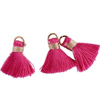 Quaste mit Öse - Pink Quaste mit Öse - Pink