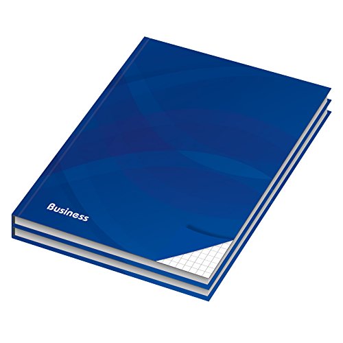 RNK Kladde Notizbuch Business blau kariert DIN A5, 96 Blatt 70 g
