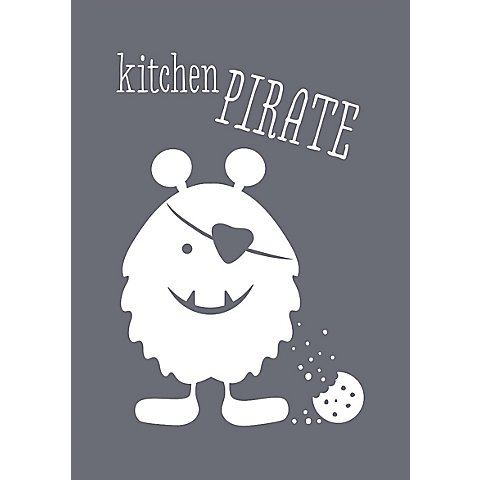 Rayher Siebdruck-Schablone "Kitchen Pirate" von Rayher