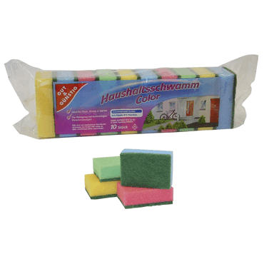 Reinigungsschwämme - bunt 10 Stück