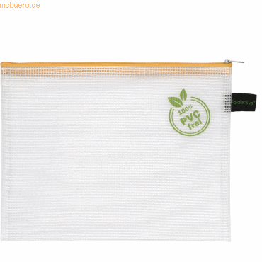 10 x Foldersys Reißverschluss-Beutel A5 mit Zip PVC-frei gelb 10 x Foldersys Reißverschluss-Beutel A5 mit Zip PVC-frei gelb von Foldersys